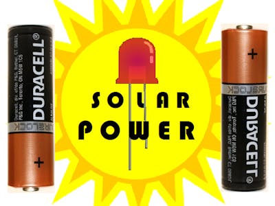 Solar Power: Rechargeable Batteries!