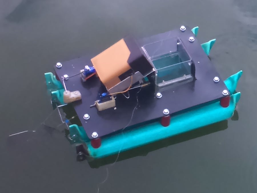 Drone Boat Controlled Through the Internet