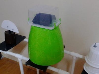Self-powered weather station
