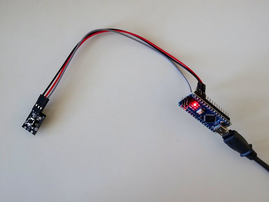 Arduino Nano: Invert Button with Visuino