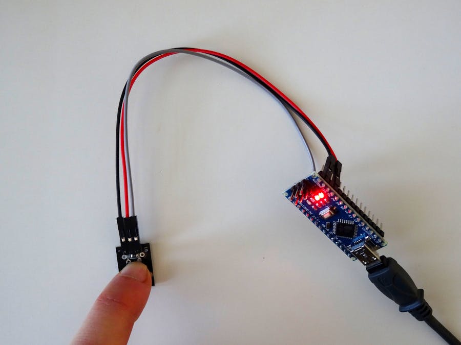 Arduino Nano: Debouncing, and Toggle Button with Visuino