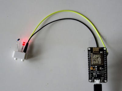 Blink with ESP8266 and Visuino