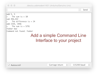Simple Command Line Interface