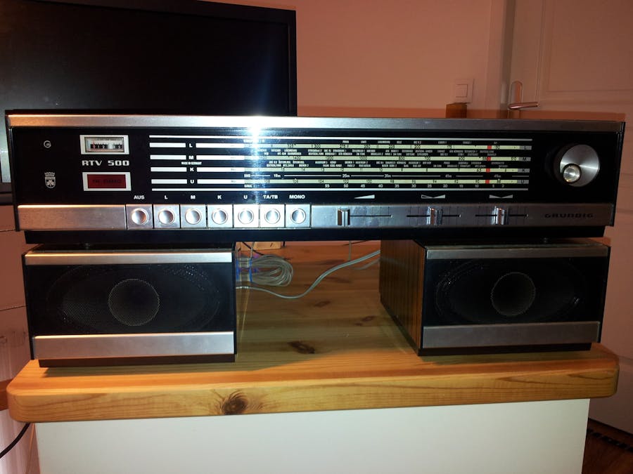 RTV500Pi : Original 70' old (web)radio