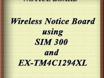Wireless Notice Board