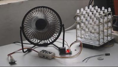 Temperature-controlled USB fan @MilCandy