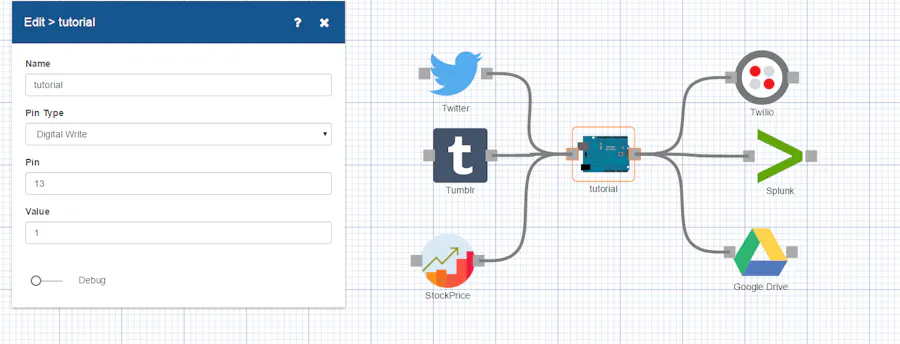 Using Arduino with Meshblu Virtual Serial Port