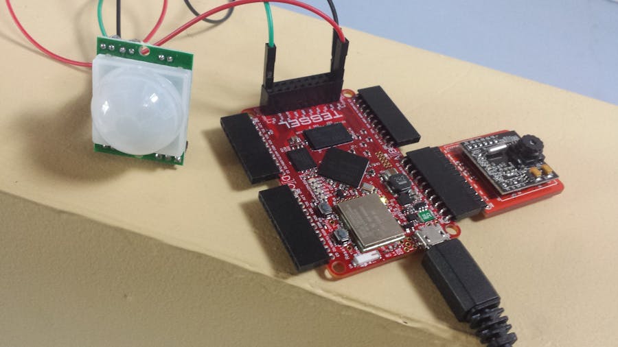 Motion Activated Twitter Feed