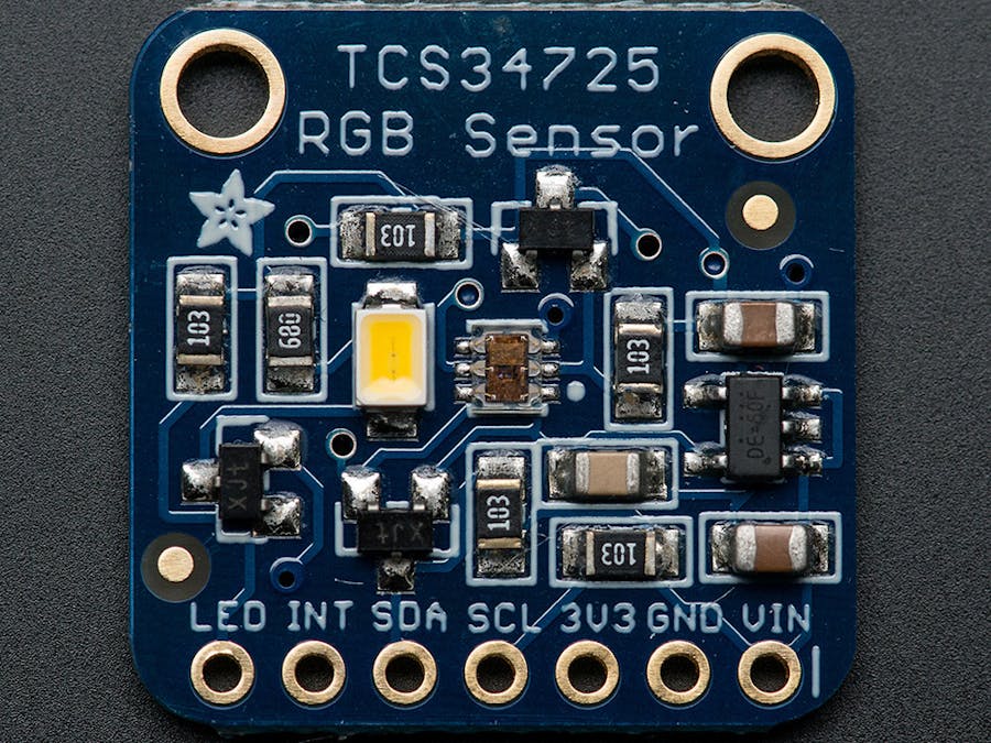 Color Sensing on Tessel with rgb-tcs34725