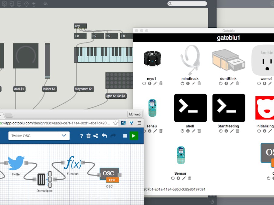 Octoblu OSC Plugin - Use With MAX7