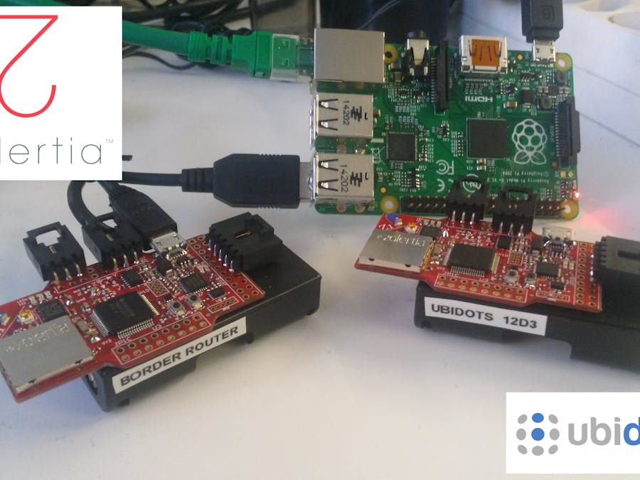 Zolertia IPv6/6LoWPAN Ubidots client