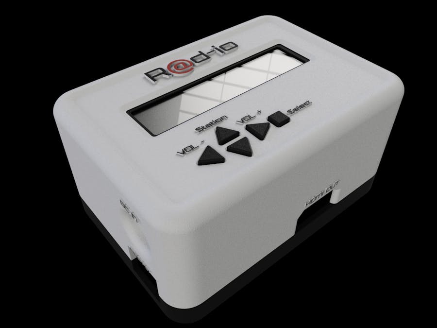 R@d-io. The Raspberry Pi Internet Radio enclosure