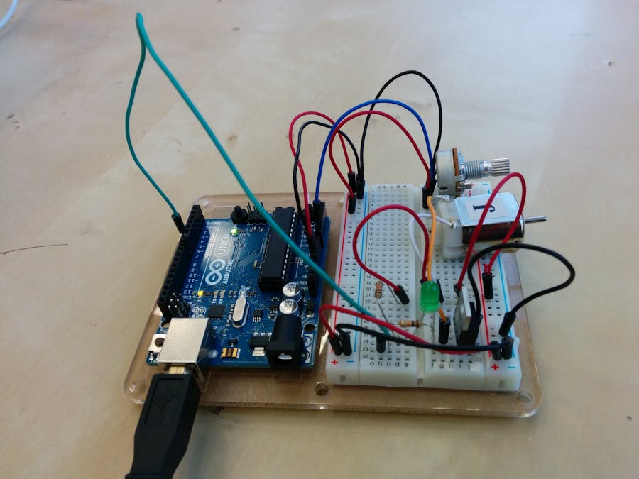 Motor Controlled with Arduino