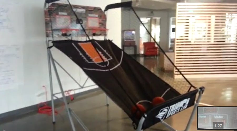 Spark Powered Basketball Arcade Game