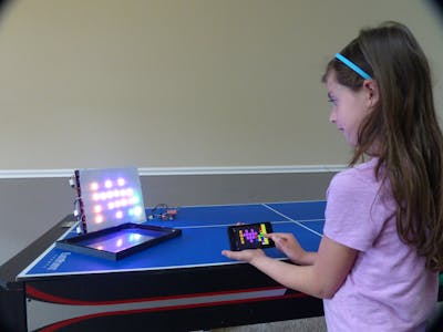 LED Drawing with Virtual Shields
