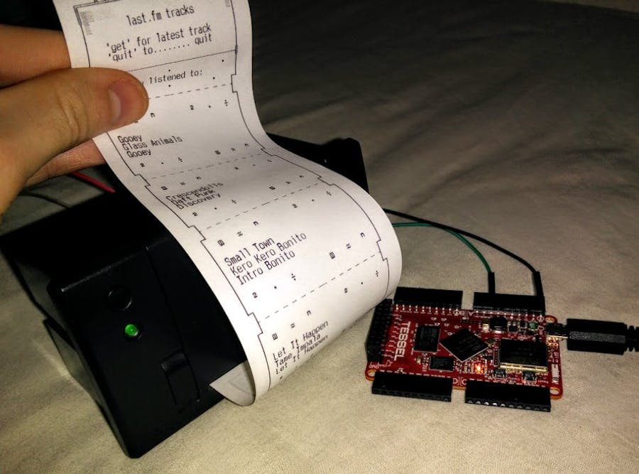 Thermal Printer Module for Tessel