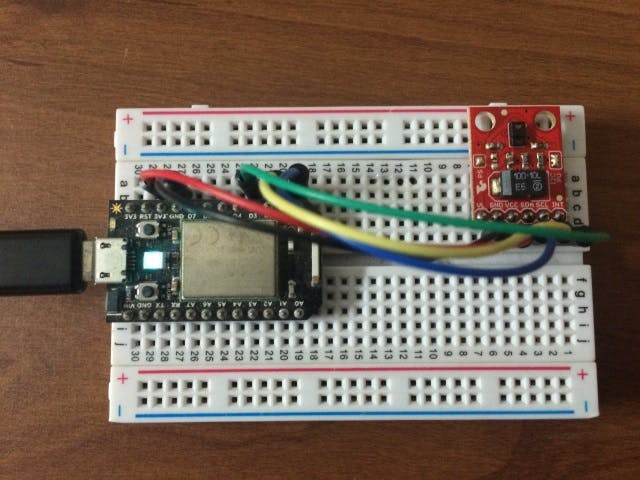 Gesture detection using Particle and SparkFun Gesture Sensor