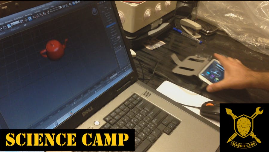 Real-time positioning using 1sheeld and 3Ds MAX (NO GPS !)