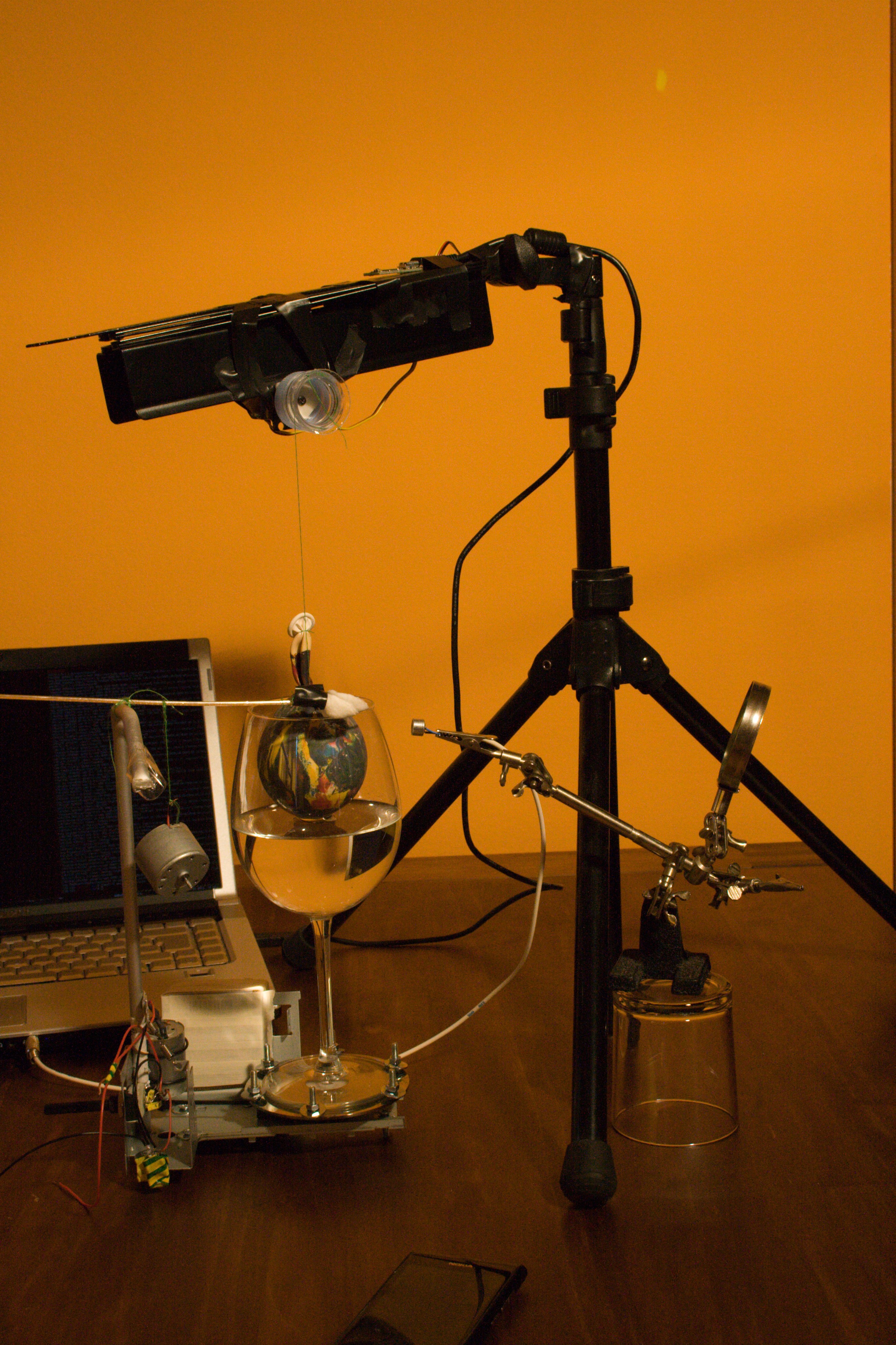 Glass harp controlled by OSC Hackster.io