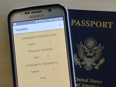 Android Simple Phrase Translator App