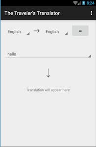 PRG01: The Traveler's Translator