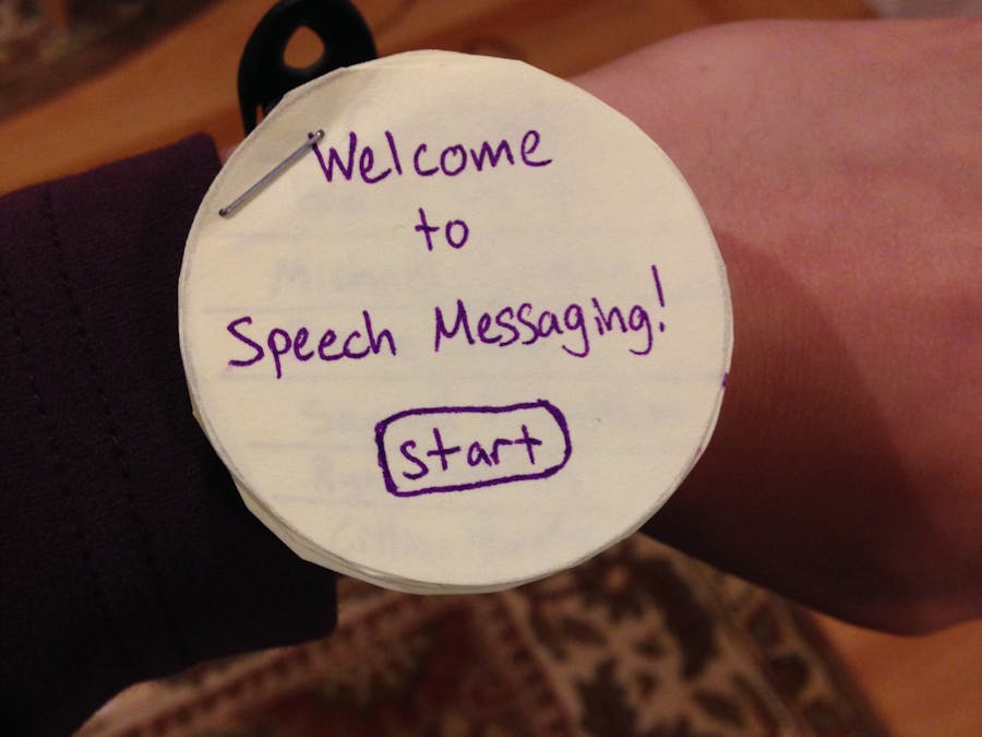 DES 01: Speech Messaging