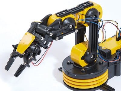 Internet Controlled Move and Pick using Robotic Arm
