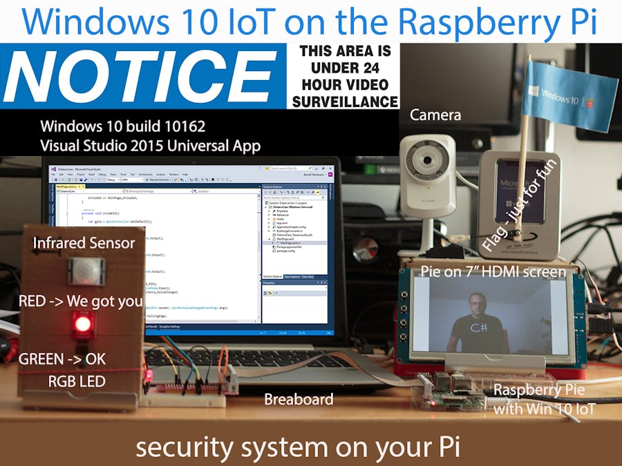 Windows 10 IoT - Don't move or we grab a pic from you!