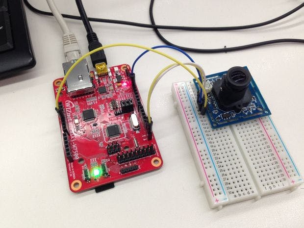 Ethernet Camera with mbed platform WIZwiki-W7500