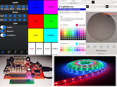 LightServer: App Controlled RGB Lighting: Effects + Music