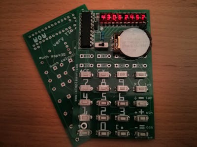 TMS0803/5 Emulating Calculator