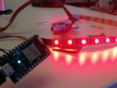 Web-enabled NeoPixels Using Particle + Octoblu