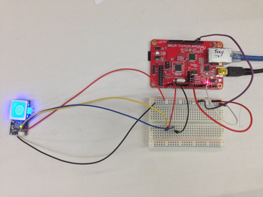 Time clock system using fingerprint sensor and NTP