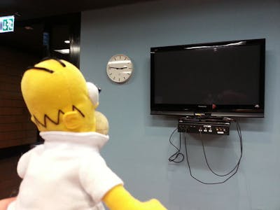 Smart Homer Web-enabled TV remote