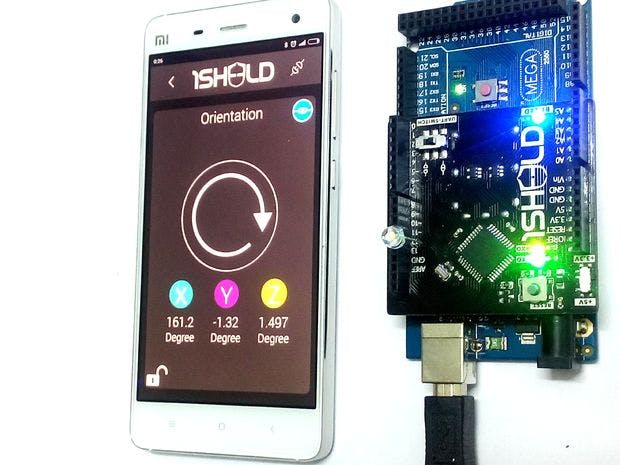 Control electronics by sliding your phone