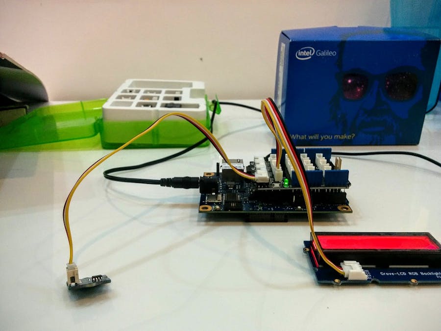 Room Temperature Detection with Galileo Gen 1 and Grove Kit.