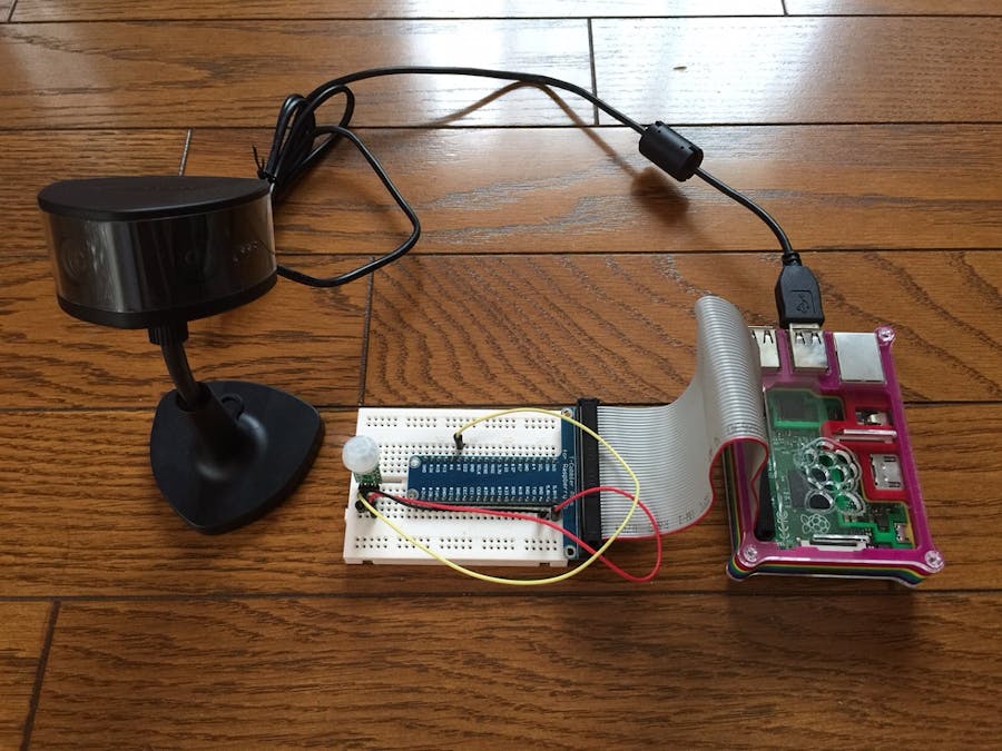 Security camera to make in Rpi2 and WebCam.