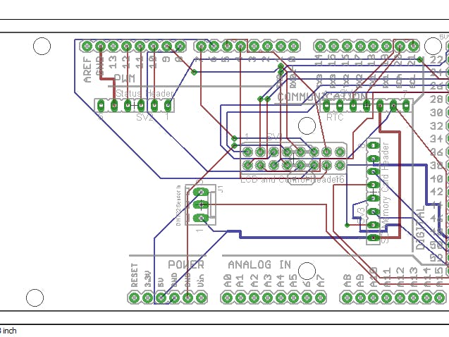 Temprature and Humidity Datalogger with LCD Design Files
