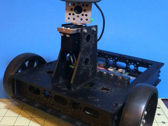 Web controlled rover