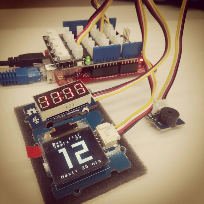 Bus Arrival Alarm based on ARM mbed WIZwiki-W7500