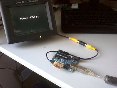TV Out with Arduino