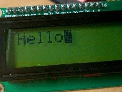 Character LCD over I2C