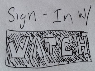 Sign In With Watch