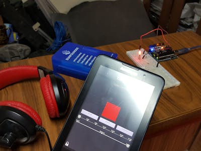 Control a RGB Led using Arduino and a smartphone's camera