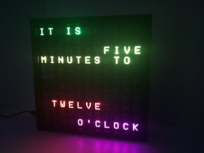 Word Clock v2