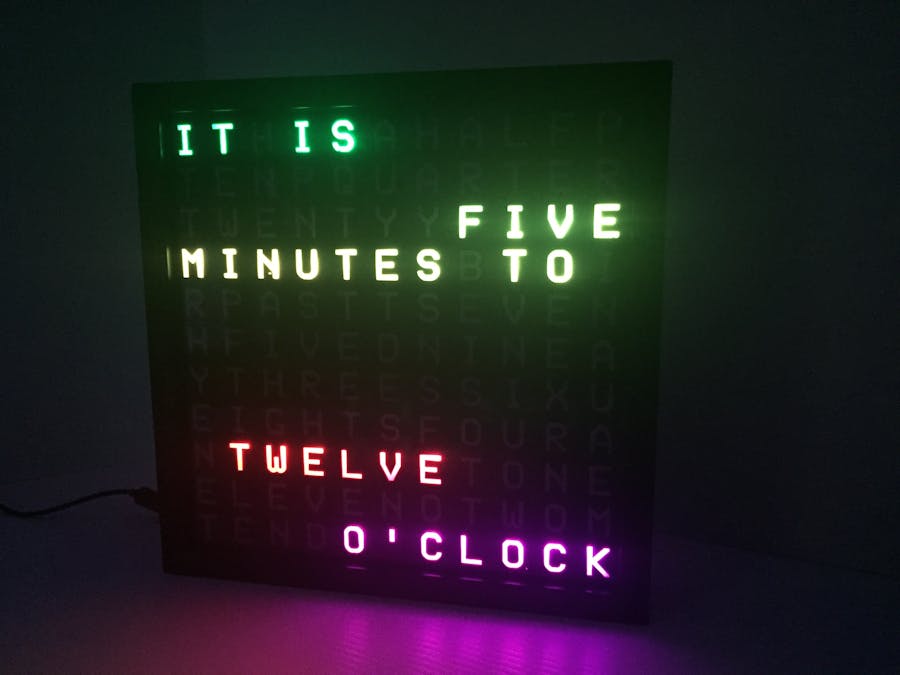 Word Clock v2