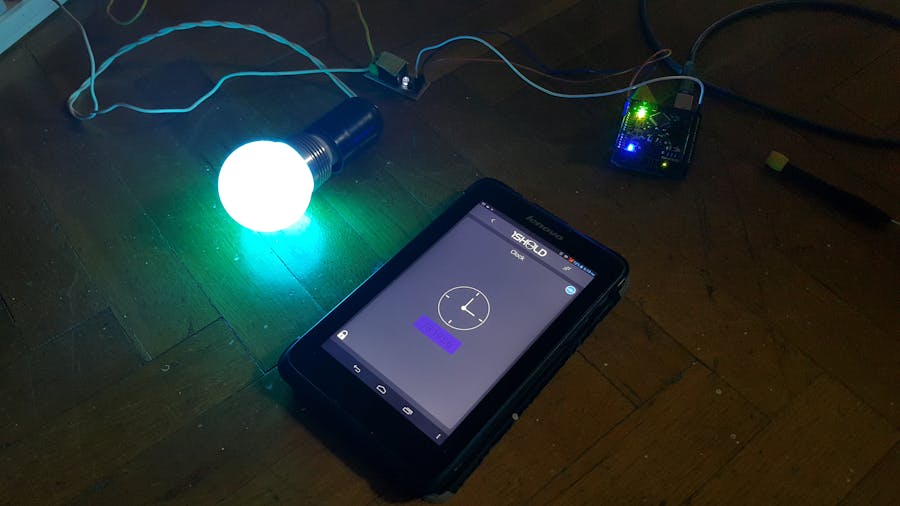 Light control with clock