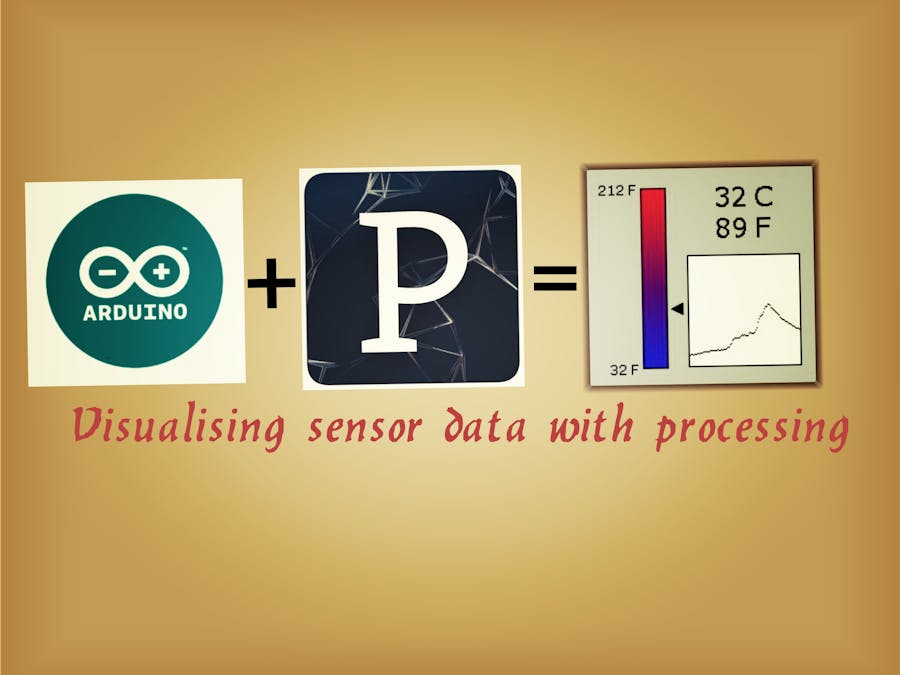 Visualising sensor data using Arduino and Processing
