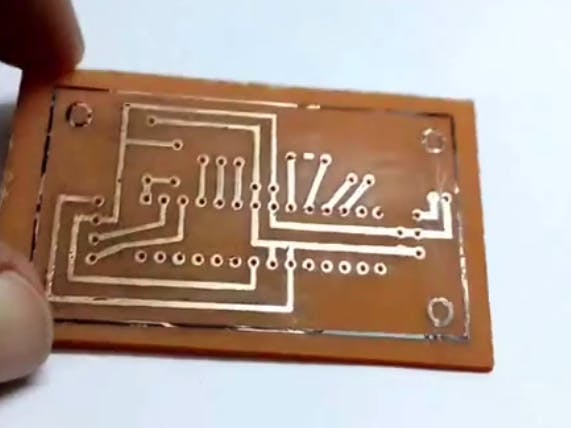 DIY simple way to print PCB's