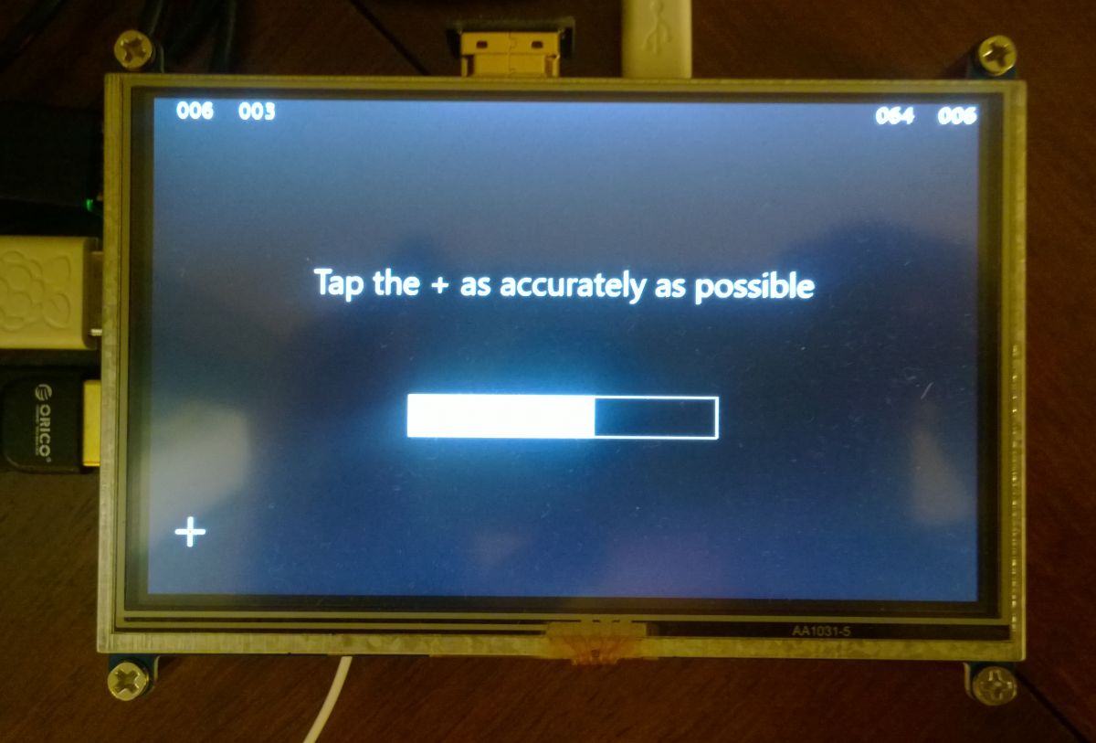 windows 10 iot touch screen